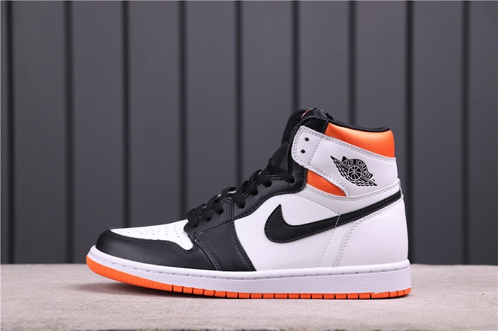 Men's Running Weapon Air Jordan 1 White/Black Shoes 002 Men's Running Weapon Air Jordan 1 White/Black Shoes 002